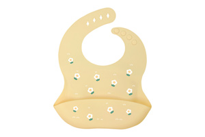 3D Adjustable Fit Waterproof Silicone Baby Bib