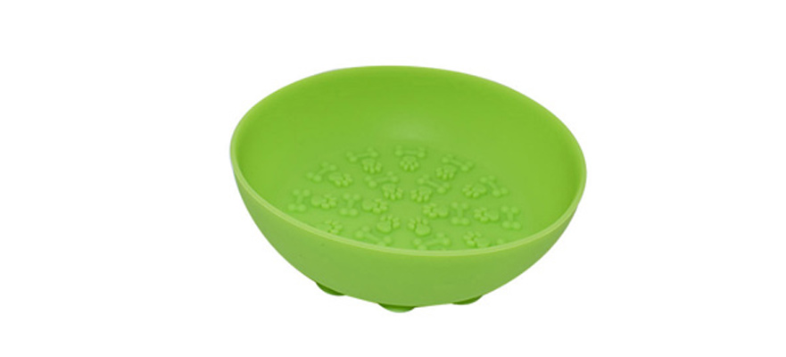 BPA Free Food Grade Slo Bowl, Slow Feeder Dog Bowl with Suction Base