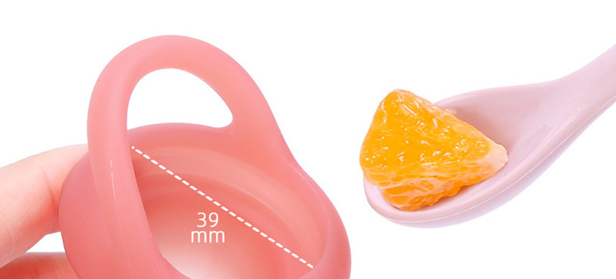 Properties of silicone baby feeding fruit feeder pacifier