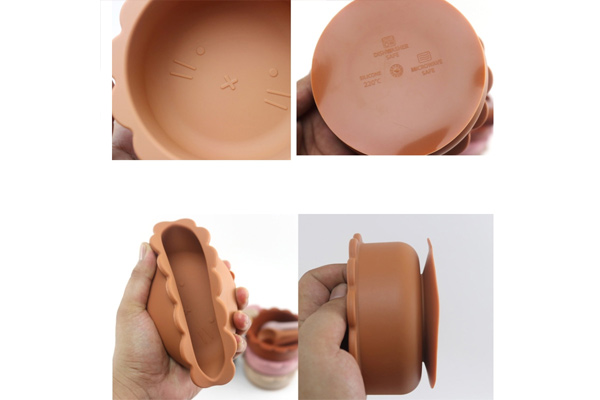 silicone weaning bowl