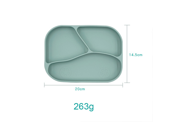silicone suction baby plate