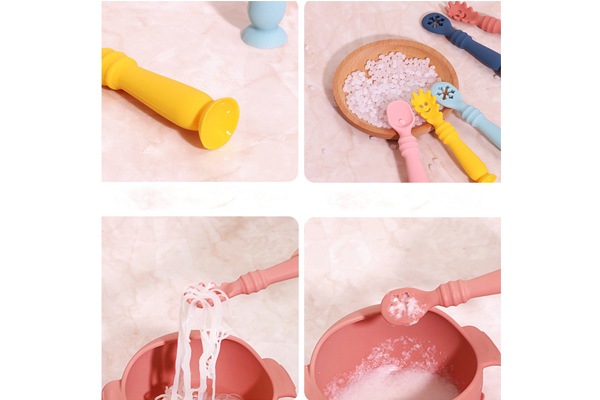 soft silicone baby spoons