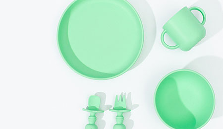 Round Shape Suction Silicone Plate Custom Options