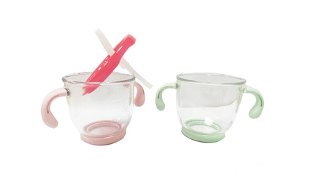Training Cup with Straw Lid Babies water drinking cup