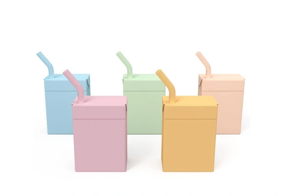 Silicone Straw Cup for Baby Silicone Milk Cup